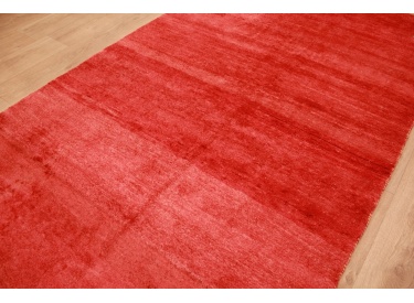 Nomadic persian wool carpet Gabbeh 234x137 cm Red