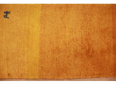 Perserteppich Gabbeh wollteppich 114x63 cm Orange