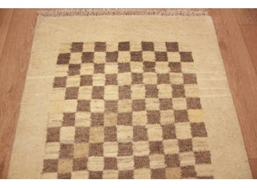 Nomadic Persian carpet Gabbeh wool carpet 125x75 cm