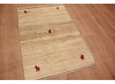 Persian carpet Gabbeh  wool carpet 145x98 cm