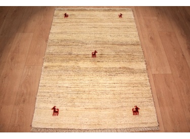 Persian carpet Gabbeh  wool carpet 145x98 cm