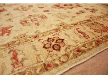 Ziegler Teppich Orientteppich 143x84 cm Beige Bettumrandung