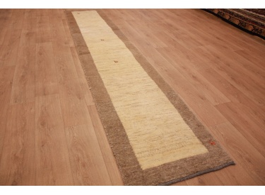 Gabbeh Läufer Perserteppich aus reiner Wolle  372x70 cm