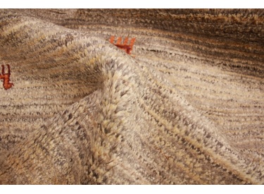 Perser Teppich Gabbeh reiner wollteppich 144x98 cm