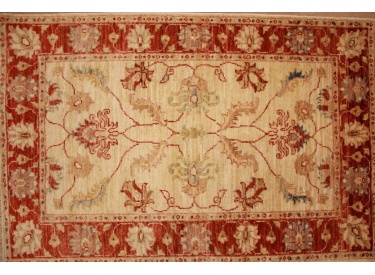 Ziegler Teppich Orientteppich 121x78 cm Beige