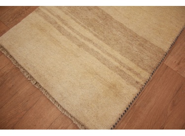 Nomadic Persian carpet Gabbeh wool carpet 95x61 cm