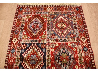Persian carpet Yalameh pure wool 128x80 cm Red