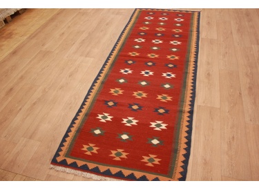 STOCK SALE Kelim runner oriental carpet modern 287x103 cm