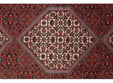 Persian carpet "Bidjar" Runner virgin wool with Silk 202x88 cm
