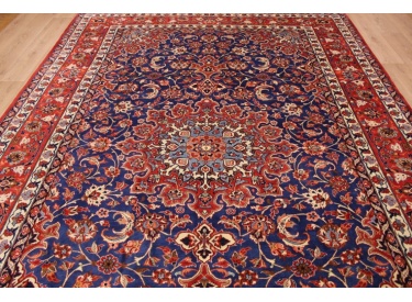 Persian carpet "Isfahan" wool 420x282 cm Blue