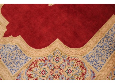 Red Persian carpet Kerman Special Size 447x309 cm