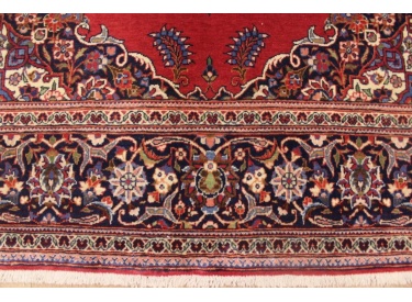 Semiantic Persian carpet Kashan 210x140 cm Red
