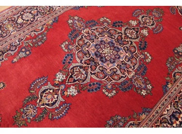 Semiantic Persian carpet Kashan 210x140 cm Red