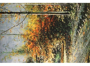 Perserteppich "Tabriz" auf Seide 80x55 cm Bilderteppich