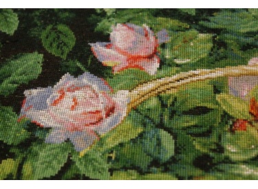 Perserteppich "Tabriz" mit Seide 73x51 cm Bilderteppich