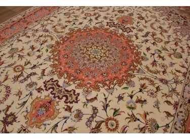 Persian carpet Taabriz with silk 306x200 cm