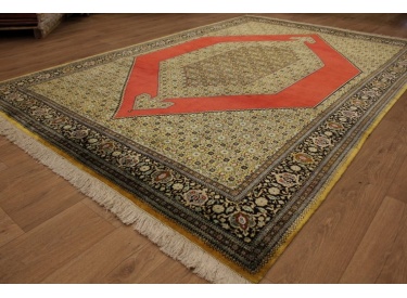 Old Persian carpet Ghom pure Silk 316x206 cm