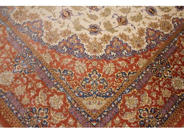 Persian carpet "Ghom" pure silk 300x198 cm