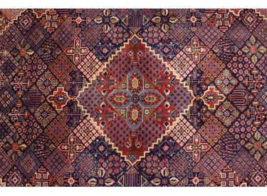 Perserteppich Kaschan Orientteppich 208x136 cm Blau