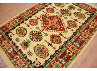 Turkmenne perserteppich wollteppich geometrik türkis