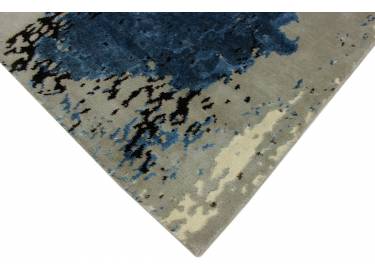 Moderne Teppich Grau Blau