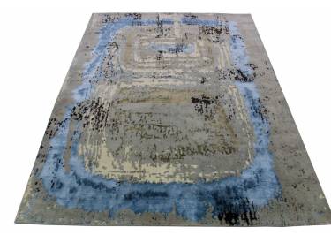 Moderne Teppich Grau Blau