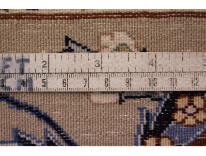 Persian carpet "Isfahan" with Silk 210x210 cm