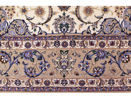 Persian carpet "Isfahan" with Silk 210x210 cm