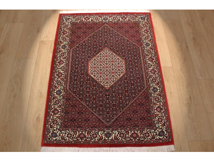 Perserteppich "Bijar" Orient Teppich mit Seide 131x96 cm