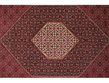 Perserteppich "Bijar" Orient Teppich mit Seide 131x96 cm