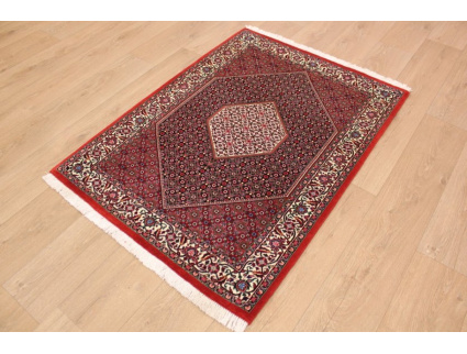 Perserteppich "Bijar" Orient Teppich mit Seide 131x96 cm