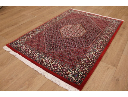 Perserteppich "Bijar" Orient Teppich mit Seide 131x96 cm