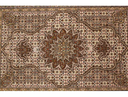 Persian carpet "Taabriz mahi" with Silk 116x81 cm