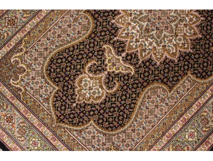 Perserteppich "Taabriz" Mahi mit Seide 120x82 cm