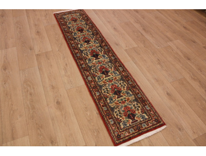 Persian carpet Runner Waramin with silk 220x50 cm