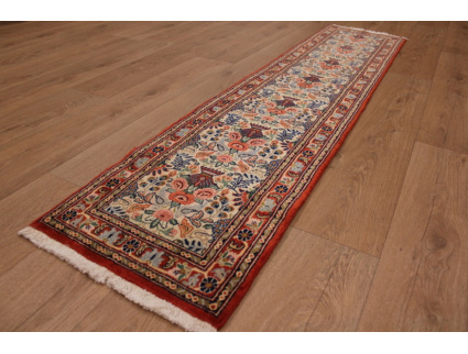 Persian carpet Runner Waramin with silk 220x50 cm
