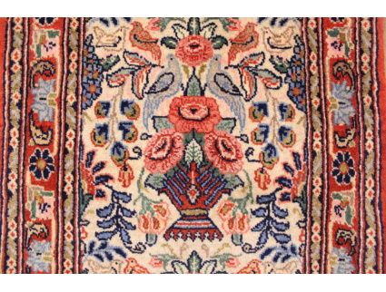 Persian carpet Runner Waramin with silk 220x50 cm