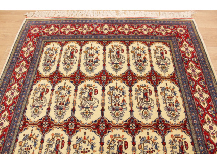 Perserteppich Keschan Ausgefallenes Design 202x134 cm