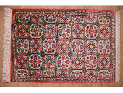 Persian carpet Ghom pure Silk 78x54 cm