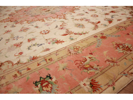 Persian carpet Tabriz Beige 347x255 cm