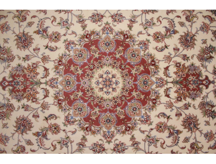 Perserteppich "Maschhad" Orientteppich mit Seide 300x200 cm