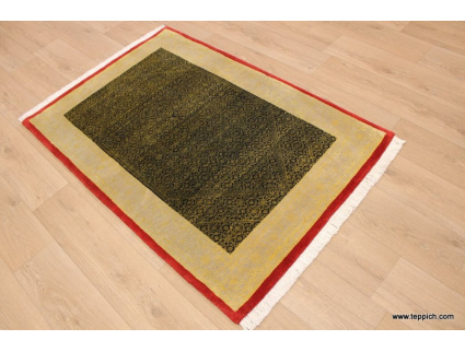 Persian carpet Bijar with Silk 155x104 cm 