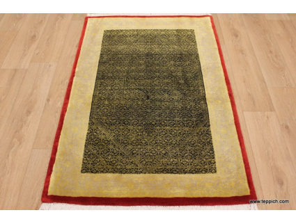 Persian carpet Bijar with Silk 155x104 cm 