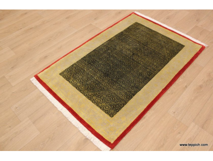 Persian carpet Bijar with Silk 155x104 cm 