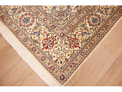 Perserteppich "Nain" 6la mit Seide 207x130 cm