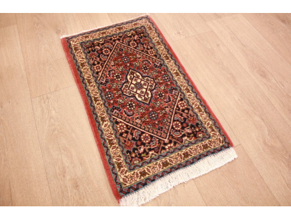 Perserteppich Bidjar kleine Fussmatte ca. 60x40 cm Rot