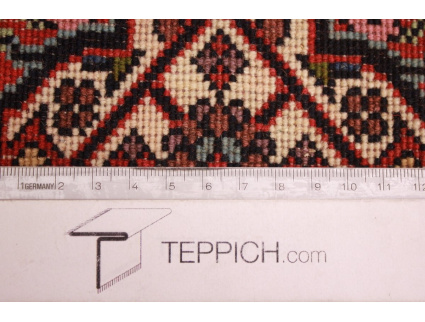 Perserteppich Bidjar kleine Fussmatte ca. 60x40 cm Rot