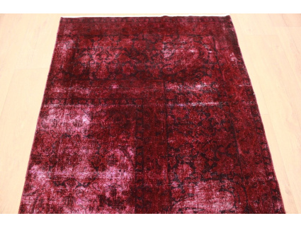 Vintage Teppich moderner Orientteppich Rot 310x100 cm