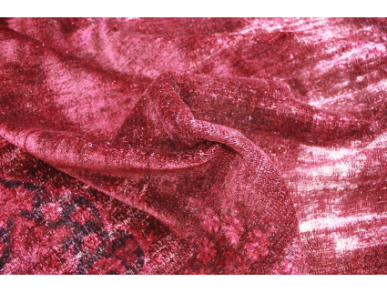 Vintage Teppich moderner Orientteppich Rot 235x176 cm