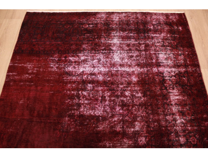 Vintage Teppich moderner Orientteppich Rot 235x176 cm